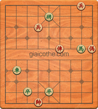 Bàn cờ tướng bài tập Cờ Tướng Khó Nhất màn 2 ván 481 - Độ khó Khó