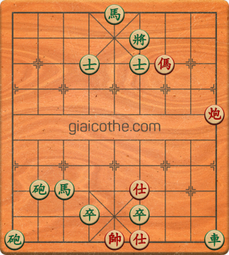 Bàn cờ tướng bài tập Cờ Tướng Khó Nhất màn 2 ván 482 - Độ khó Khó