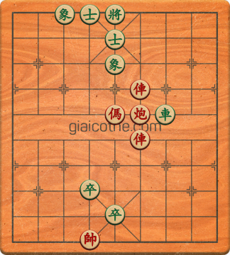 Bàn cờ tướng bài tập Cờ Tướng Khó Nhất màn 2 ván 483 - Độ khó Khó