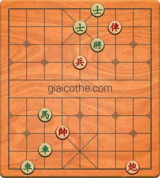 Bàn cờ tướng bài tập Cờ Tướng Khó Nhất màn 2 ván 484 - Độ khó Khó