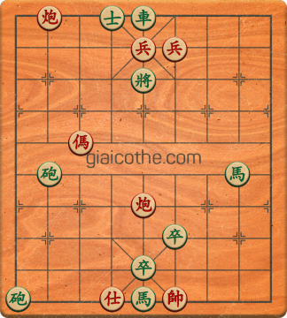 Bàn cờ tướng bài tập Cờ Tướng Khó Nhất màn 2 ván 486 - Độ khó Khó