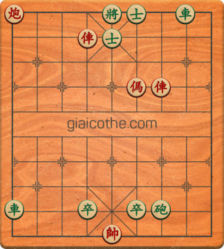 Bàn cờ tướng bài tập Cờ Tướng Khó Nhất màn 2 ván 487 - Độ khó Khó