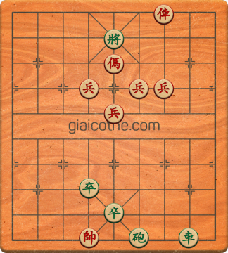 Bàn cờ tướng bài tập Cờ Tướng Khó Nhất màn 2 ván 488 - Độ khó Khó