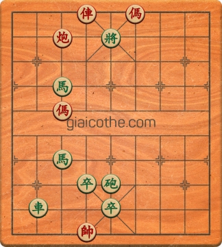 Bàn cờ tướng bài tập Cờ Tướng Khó Nhất màn 2 ván 49 - Độ khó Khó