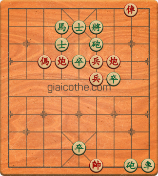 Bàn cờ tướng bài tập Cờ Tướng Khó Nhất màn 2 ván 494 - Độ khó Khó