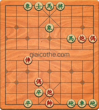 Bàn cờ tướng bài tập Cờ Tướng Khó Nhất màn 2 ván 496 - Độ khó Khó