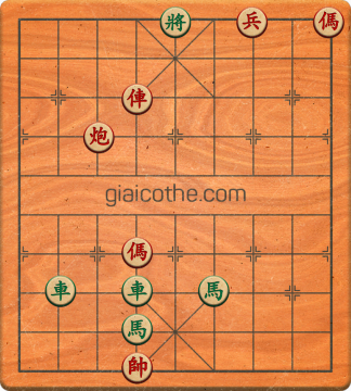 Bàn cờ tướng bài tập Cờ Tướng Khó Nhất màn 2 ván 497 - Độ khó Khó