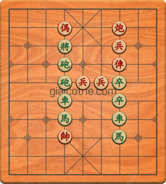 Bàn cờ tướng bài tập Cờ Tướng Khó Nhất màn 2 ván 499 - Độ khó Khó