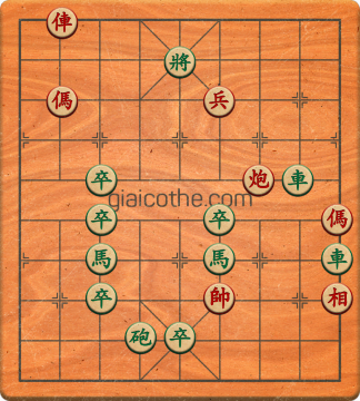 Bàn cờ tướng bài tập Cờ Tướng Khó Nhất màn 2 ván 5 - Độ khó Khó