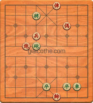 Bàn cờ tướng bài tập Cờ Tướng Khó Nhất màn 2 ván 500 - Độ khó Khó