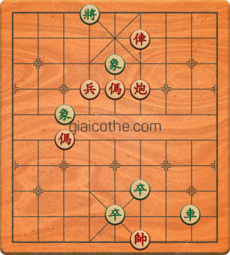 Bàn cờ tướng bài tập Cờ Tướng Khó Nhất màn 2 ván 501 - Độ khó Khó