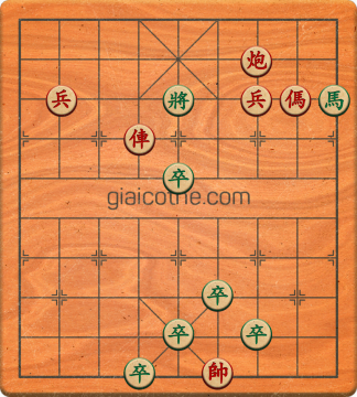 Bàn cờ tướng bài tập Cờ Tướng Khó Nhất màn 2 ván 507 - Độ khó Khó