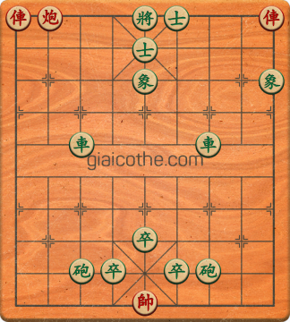 Bàn cờ tướng bài tập Cờ Tướng Khó Nhất màn 2 ván 509 - Độ khó Khó