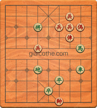 Bàn cờ tướng bài tập Cờ Tướng Khó Nhất màn 2 ván 512 - Độ khó Khó