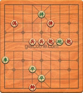 Bàn cờ tướng bài tập Cờ Tướng Khó Nhất màn 2 ván 513 - Độ khó Khó