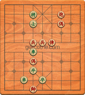 Bàn cờ tướng bài tập Cờ Tướng Khó Nhất màn 2 ván 519 - Độ khó Khó