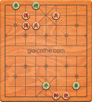 Bàn cờ tướng bài tập Cờ Tướng Khó Nhất màn 2 ván 52 - Độ khó Khó