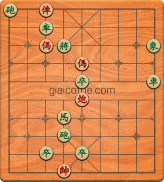 Bàn cờ tướng bài tập Cờ Tướng Khó Nhất màn 2 ván 520 - Độ khó Khó