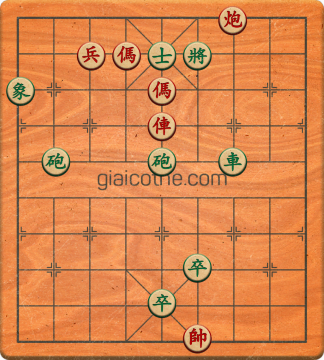 Bàn cờ tướng bài tập Cờ Tướng Khó Nhất màn 2 ván 522 - Độ khó Khó