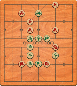 Bàn cờ tướng bài tập Cờ Tướng Khó Nhất màn 2 ván 526 - Độ khó Khó