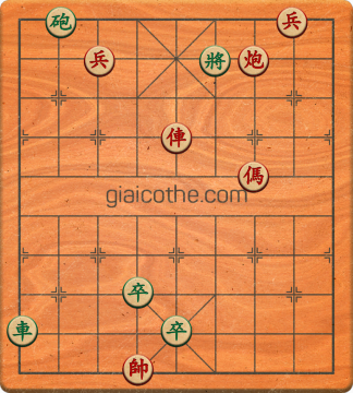 Bàn cờ tướng bài tập Cờ Tướng Khó Nhất màn 2 ván 53 - Độ khó Khó