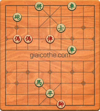 Bàn cờ tướng bài tập Cờ Tướng Khó Nhất màn 2 ván 532 - Độ khó Khó