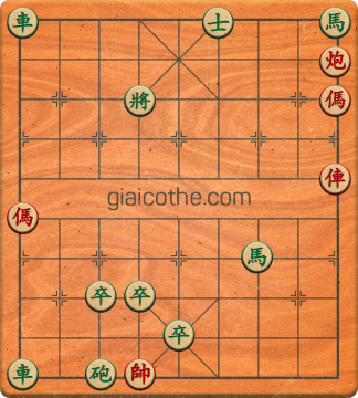 Bàn cờ tướng bài tập Cờ Tướng Khó Nhất màn 2 ván 536 - Độ khó Khó