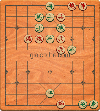 Bàn cờ tướng bài tập Cờ Tướng Khó Nhất màn 2 ván 538 - Độ khó Khó