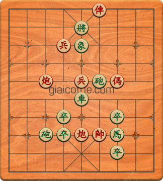 Bàn cờ tướng bài tập Cờ Tướng Khó Nhất màn 2 ván 541 - Độ khó Khó