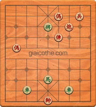 Bàn cờ tướng bài tập Cờ Tướng Khó Nhất màn 2 ván 545 - Độ khó Khó