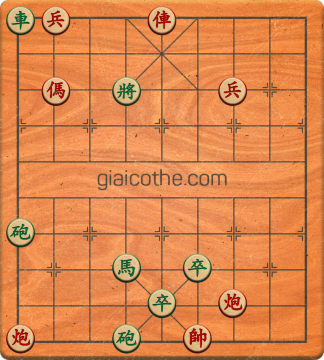 Bàn cờ tướng bài tập Cờ Tướng Khó Nhất màn 2 ván 547 - Độ khó Khó