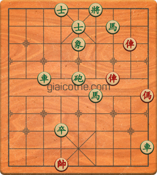 Bàn cờ tướng bài tập Cờ Tướng Khó Nhất màn 2 ván 556 - Độ khó Khó