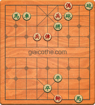 Bàn cờ tướng bài tập Cờ Tướng Khó Nhất màn 2 ván 557 - Độ khó Khó