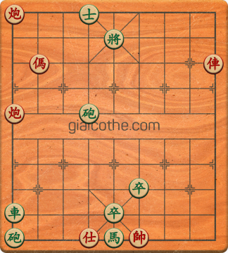 Bàn cờ tướng bài tập Cờ Tướng Khó Nhất màn 2 ván 558 - Độ khó Khó