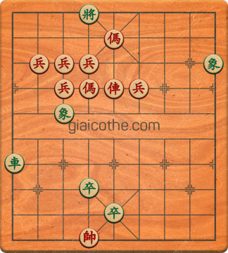 Bàn cờ tướng bài tập Cờ Tướng Khó Nhất màn 2 ván 559 - Độ khó Khó