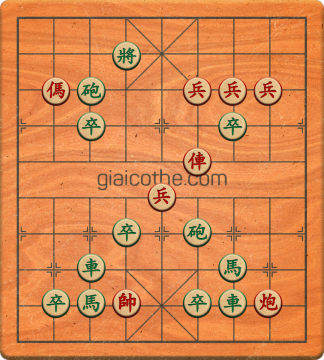 Bàn cờ tướng bài tập Cờ Tướng Khó Nhất màn 2 ván 560 - Độ khó Khó