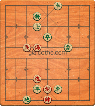 Bàn cờ tướng bài tập Cờ Tướng Khó Nhất màn 2 ván 565 - Độ khó Khó