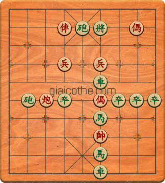 Bàn cờ tướng bài tập Cờ Tướng Khó Nhất màn 2 ván 566 - Độ khó Khó