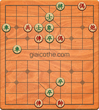 Bàn cờ tướng bài tập Cờ Tướng Khó Nhất màn 2 ván 568 - Độ khó Khó