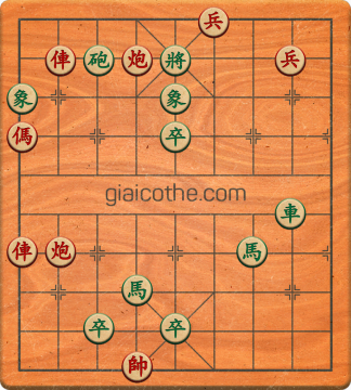 Bàn cờ tướng bài tập Cờ Tướng Khó Nhất màn 2 ván 572 - Độ khó Khó