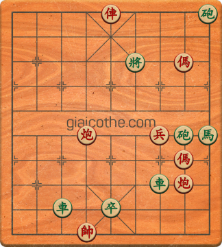 Bàn cờ tướng bài tập Cờ Tướng Khó Nhất màn 2 ván 573 - Độ khó Khó