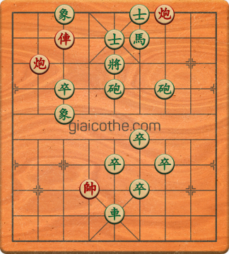 Bàn cờ tướng bài tập Cờ Tướng Khó Nhất màn 2 ván 583 - Độ khó Khó