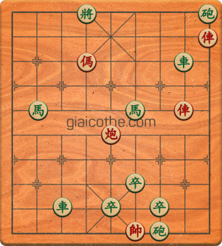 Bàn cờ tướng bài tập Cờ Tướng Khó Nhất màn 2 ván 584 - Độ khó Khó