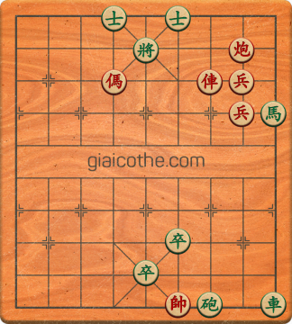 Bàn cờ tướng bài tập Cờ Tướng Khó Nhất màn 2 ván 585 - Độ khó Khó