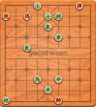 Bàn cờ tướng bài tập Cờ Tướng Khó Nhất màn 2 ván 587 - Độ khó Khó