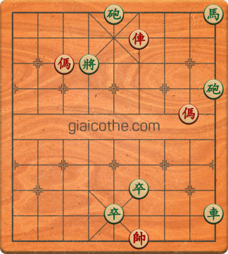 Bàn cờ tướng bài tập Cờ Tướng Khó Nhất màn 2 ván 588 - Độ khó Khó