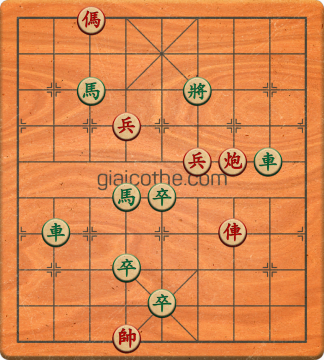 Bàn cờ tướng bài tập Cờ Tướng Khó Nhất màn 2 ván 59 - Độ khó Khó