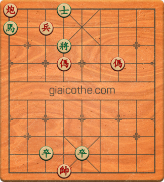 Bàn cờ tướng bài tập Cờ Tướng Khó Nhất màn 2 ván 595 - Độ khó Khó