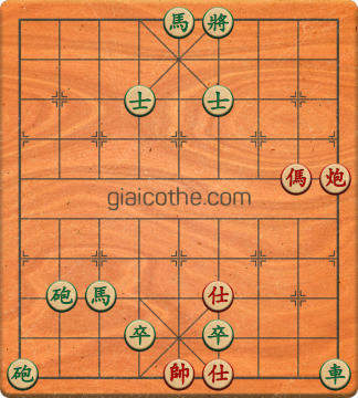 Bàn cờ tướng bài tập Cờ Tướng Khó Nhất màn 2 ván 596 - Độ khó Khó