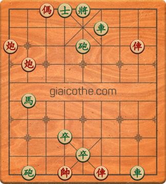 Bàn cờ tướng bài tập Cờ Tướng Khó Nhất màn 2 ván 60 - Độ khó Khó